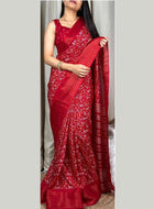 Dola Silk Saree Red