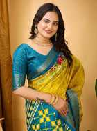 Dola Silk Saree Yellow
