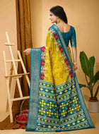 Dola Silk Saree Yellow