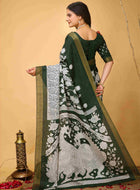 Green Handloom Cotton Saree