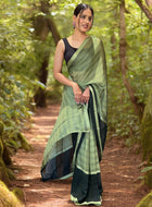 Green Ready to Wear Saree