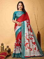 Handloom Cotton Saree Maroon