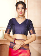 Kanchipuram Silk Saree Brick Red