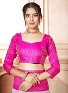 Kanchipuram Silk Saree Lavender-Pink