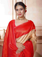 Kanchipuram Silk Saree Off White