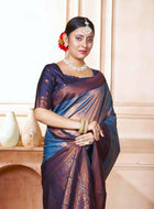 Kanjivaram Saree Blue