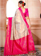 Kanjivaram Saree Cream