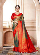 Kanjivaram Saree Green