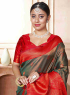 Kanjivaram Saree Green