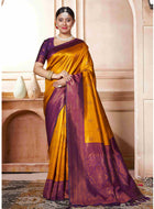 Kanjivaram Saree Mustard