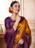 Kanjivaram Saree Mustard