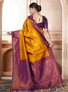Kanjivaram Saree Mustard