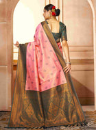 Kanjivaram Saree Pink