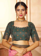 Kanjivaram Saree Pink