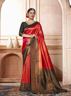 Kanjivaram Saree Red