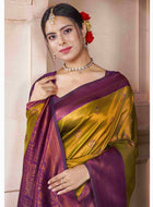 Kanjivaram Saree Yellow