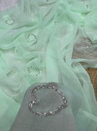 Light Blue Georgette Saree