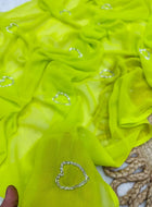 Light Green Georgette Saree