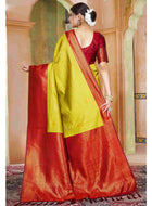 Light Green Kanjivaram Silk Saree