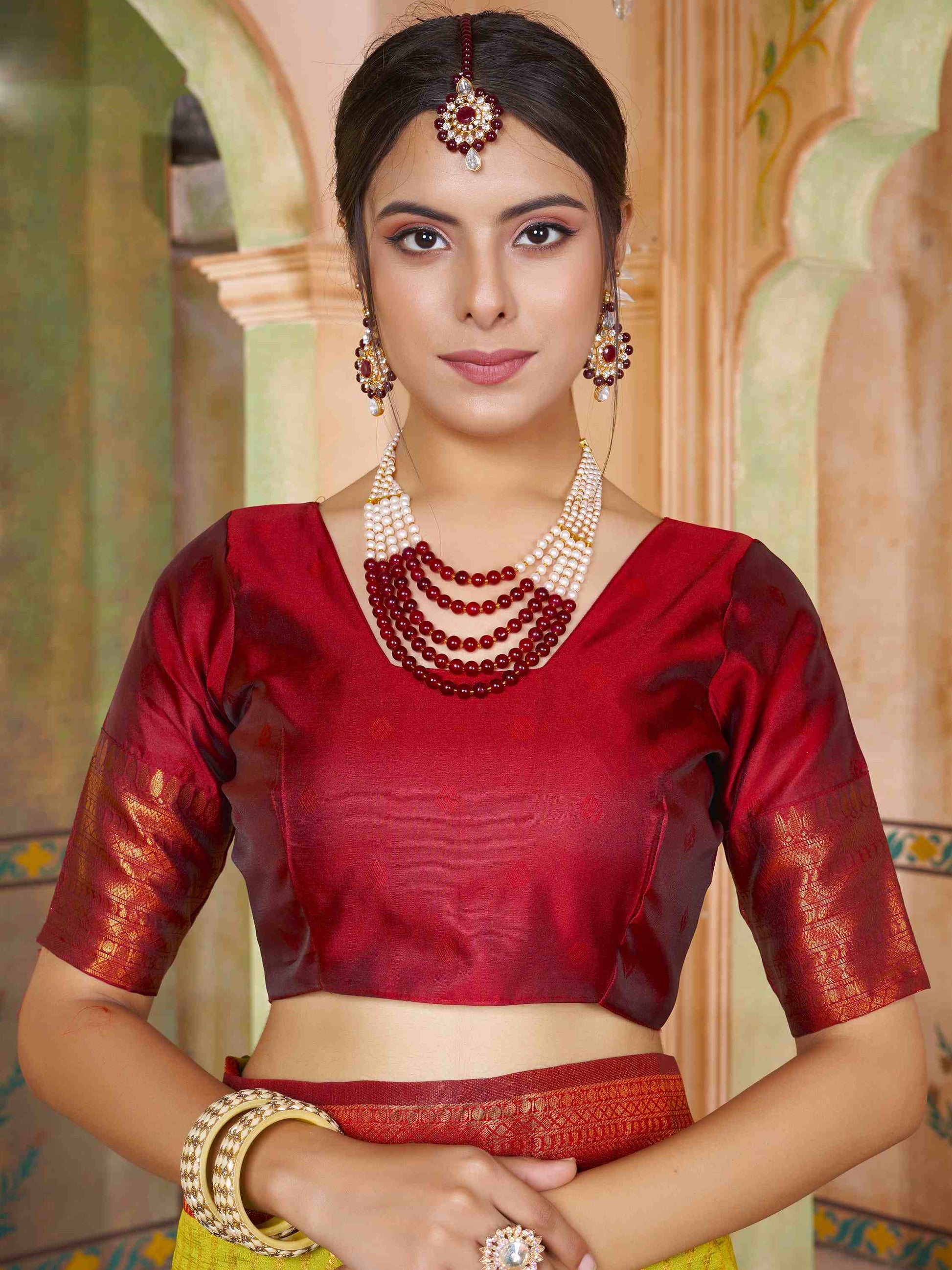Light Green Kanjivaram Silk Saree