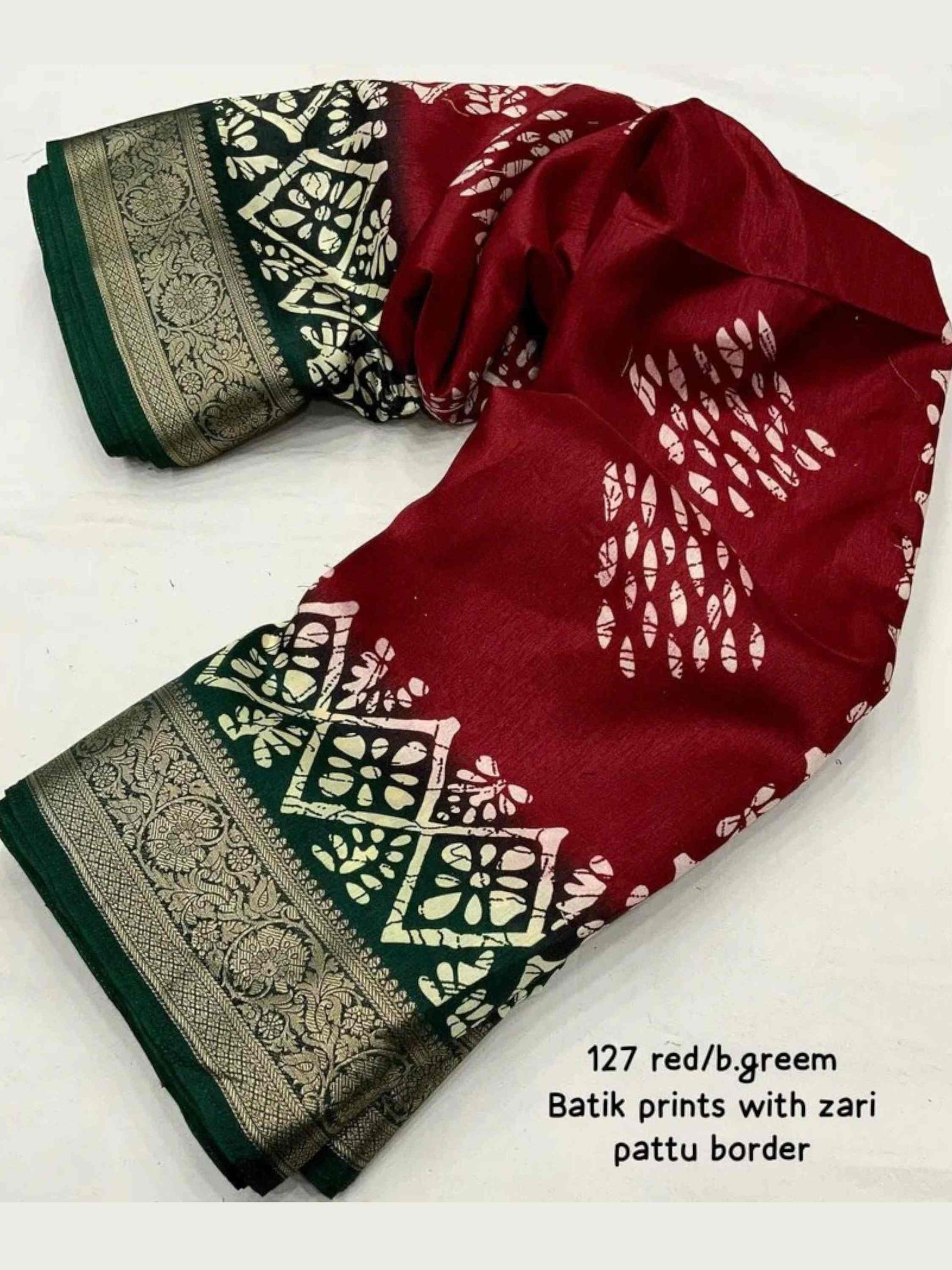 Maroon Dola Silk Cotton Saree