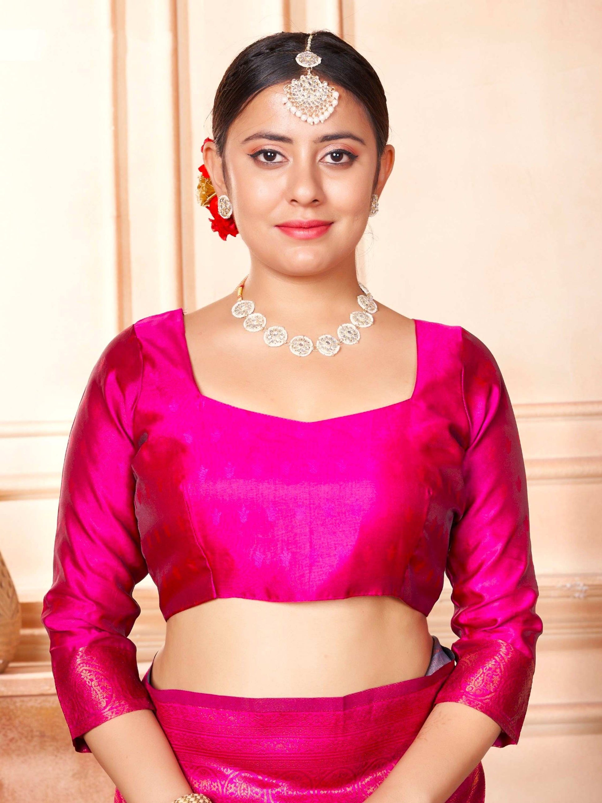 Mauve Kanchipuram Silk Saree