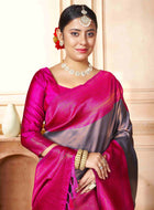 Mauve Kanchipuram Silk Saree