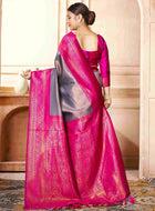 Mauve Kanchipuram Silk Saree