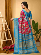 Pink Dola Silk Cotton Saree