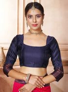 Pink Kanjivaram Silk Saree