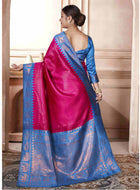 Pink Kanjivaram Silk Saree