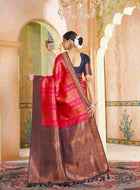 Pink Kanjivaram Silk Saree