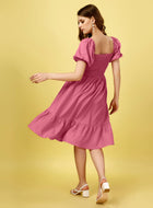 Pink Midi Dress