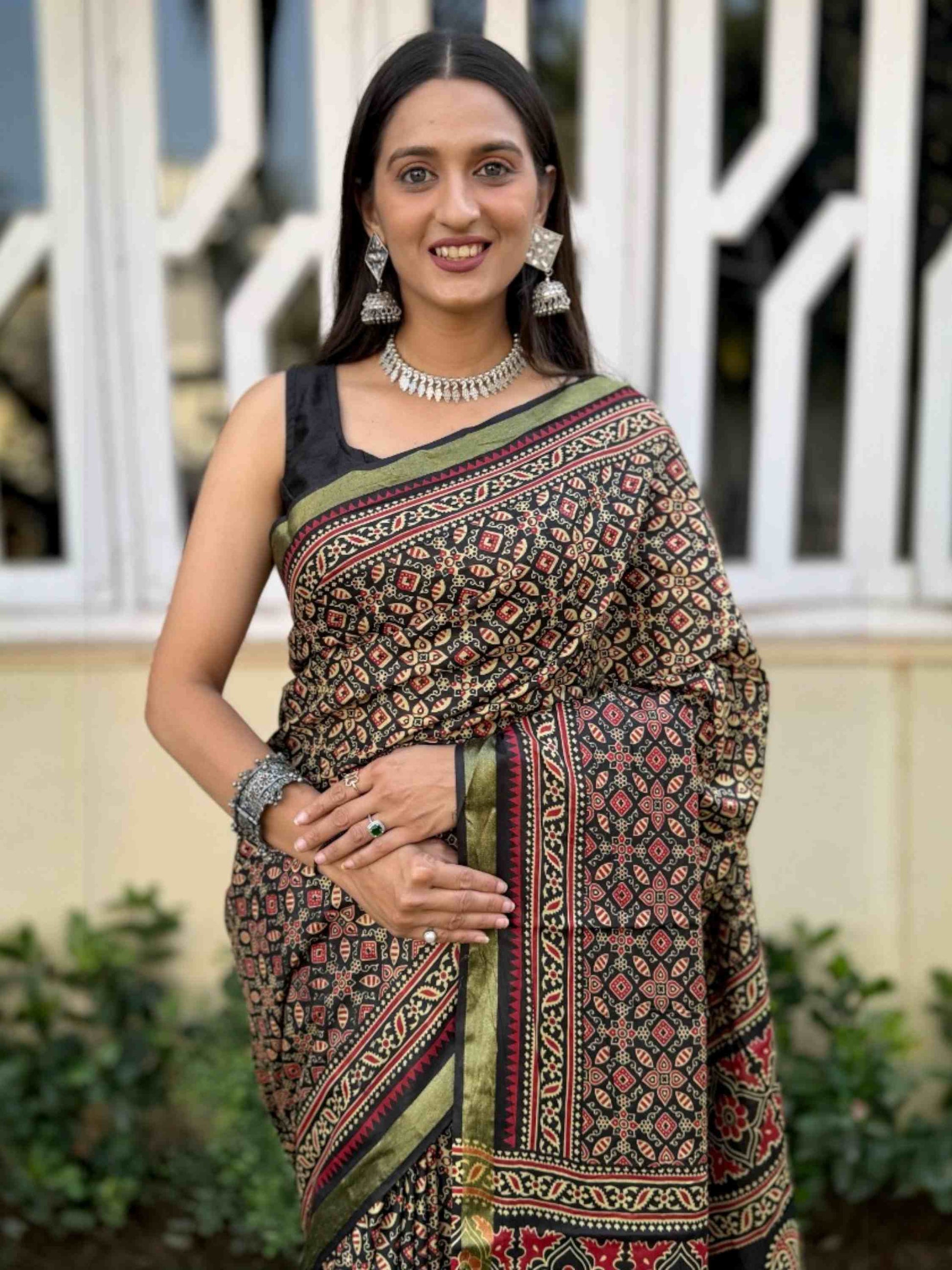 Pure Mulmul Cotton Saree Blue