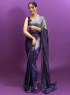 Purple Ready-to-Wear Saree