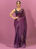 Ready to Wear Saree Wine