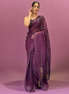 Ready to Wear Saree Wine