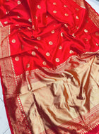 Red Banarasi Silk Saree