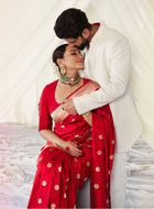 Red Banarasi Silk Saree
