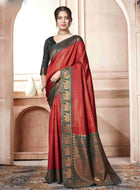 Red Kanjivaram Silk Saree