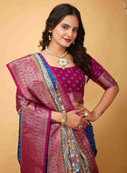 Royal Blue Dola Silk Cotton Saree