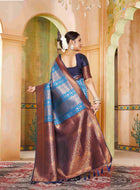 Royal Blue Kanjivaram Silk Saree