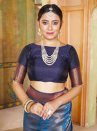 Royal Blue Kanjivaram Silk Saree