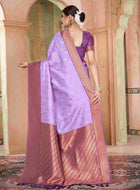 Silk Saree Lavender