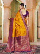 Silk Saree Mustard