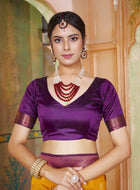 Silk Saree Mustard