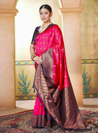Silk Saree Pink