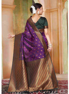 Silk Saree Wine