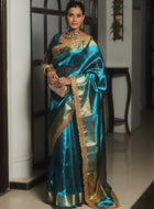 Tissue Wedding Saree