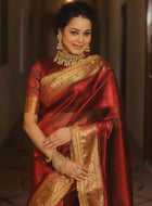Tissue Wedding Saree